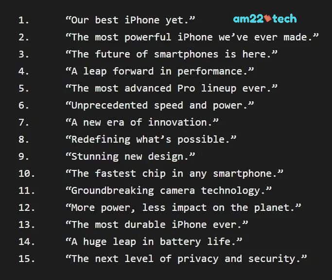 Every iPhone launch event speech