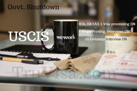 USCIS is open during govt shutdown