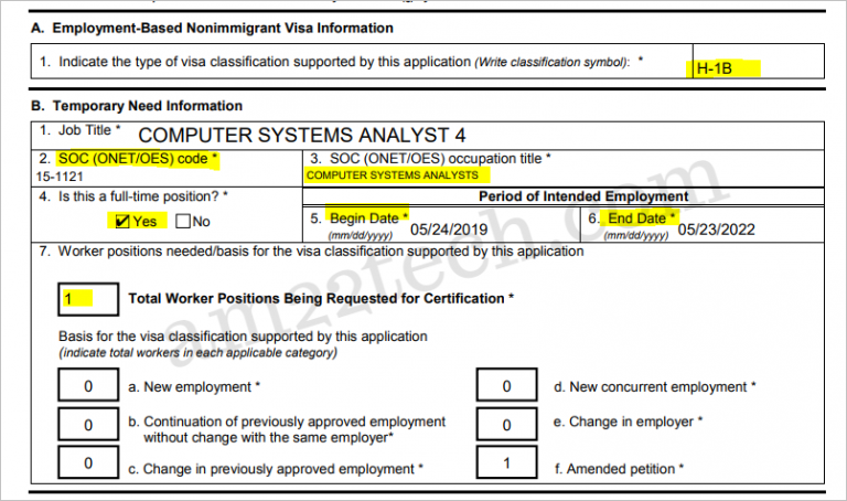 Check LCA Status Online, H1B Salary (Processing Time) - USA