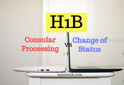 H1B consular processing vs change of status