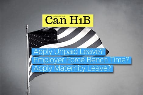 Can h1b stay legally in US with unpaid leave