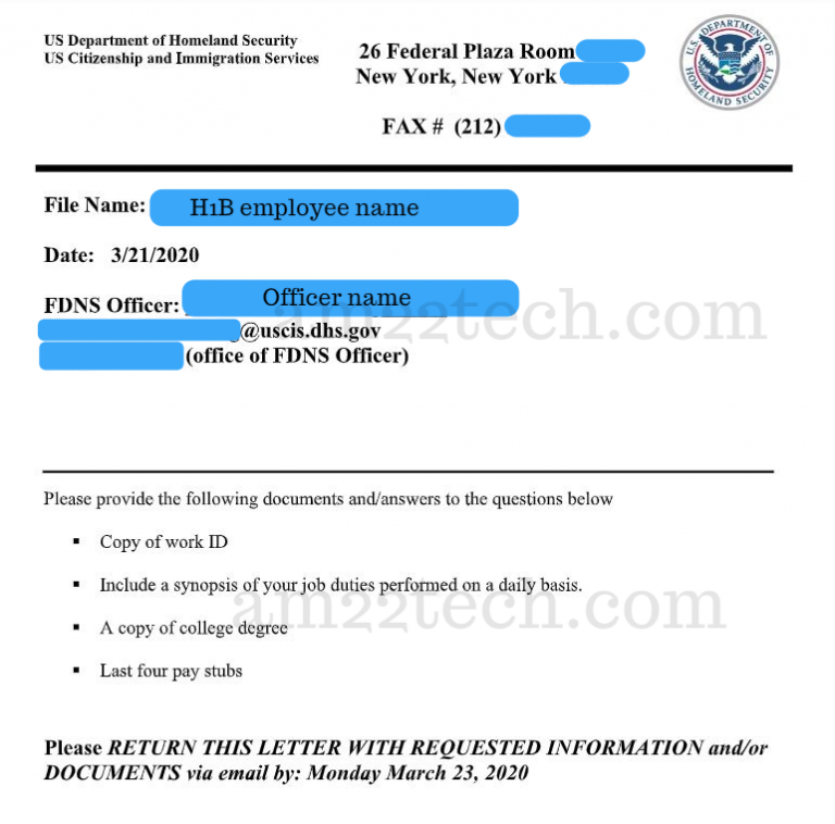 uscis site visits for h1b workers