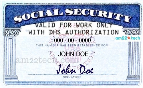 Social Security Number Application Procedures > OISS
