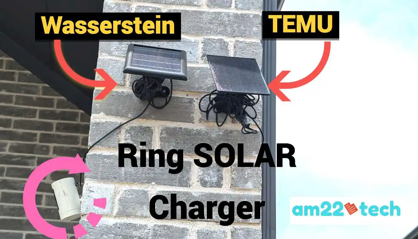 Ring solar charger from Temu