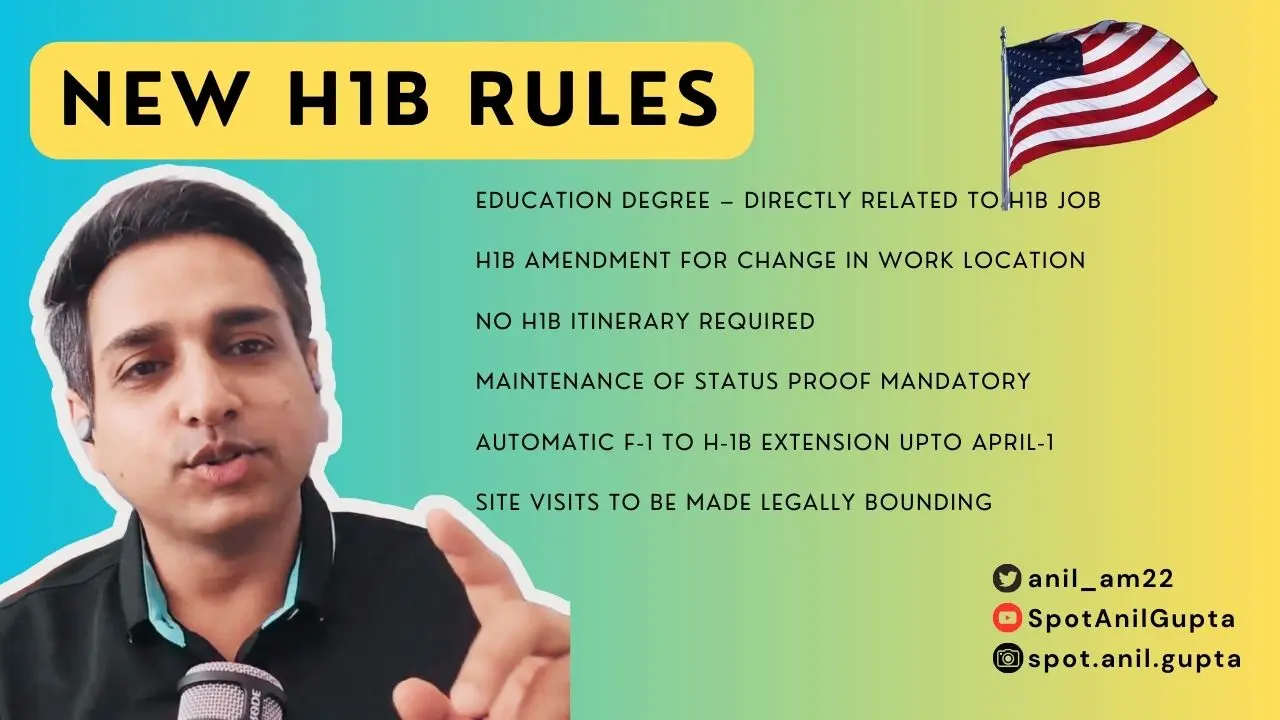 New H1b rules 2025